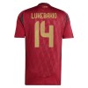 Maillot de Supporter Belgique Lukebakio 14 Domicile Euro 2024 Pour Homme